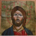 Jézus-ikon kendő
