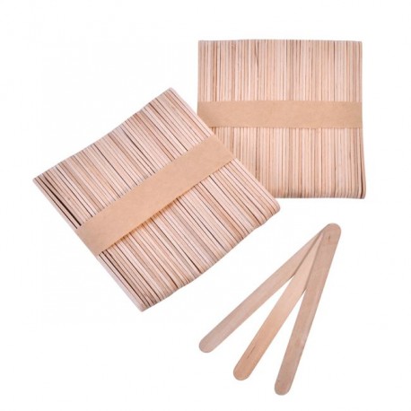 Természetes fa pálcika - 100 darab