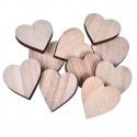 Fa szívek - 5 cm