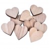Fa szívek - 5 cm
