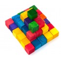 Kicsi fakocka - színes