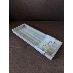 Tavă din lemn gri 40 x 14 cm
