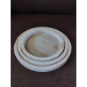 Set tăvi rotunde din lemn 20-23-26 cm
