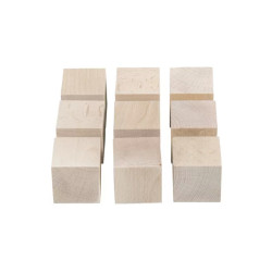 Set de cuburi din lemn 5x5x5 cm