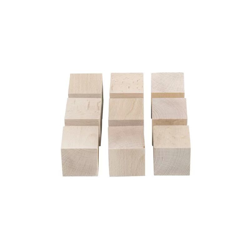 Fa kocka szett 5x5x5 cm Fa kocka szett 5x5x5 cm